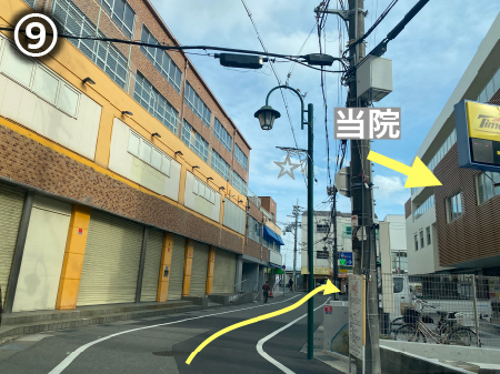 明姫幹線（国道250号線）での姫路・大久保駅方面よりのアクセス