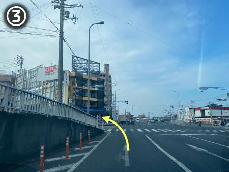2号線で姫路・大久保駅方面よりのアクセス